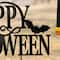 Glitzhome® 32"H Halloween Metal Nutcracker and HAPPY HALLOWEEN Yard Stake Set